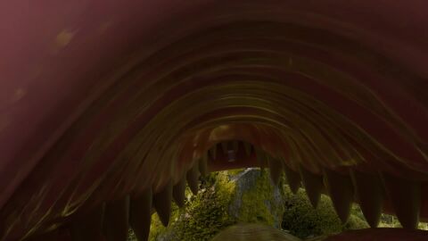 3d animated digestion_noises dinosaur dinosaur_pred feral feral_pred first_person_view growling human human_prey inside_mouth inside_stomach jinnoaka kajar_(artist) oral_vore outside pov prey_pov reptile saliva_string sound stomach tagme video vore