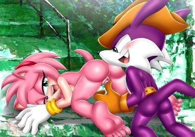 1boy 1girls amy_rose anthro anus ass barefoot bbmbbf dildo dildo_in_pussy fang fang_the_hunter fang_the_sniper feet female humanoid_feet male male/female mobian_(species) mobius_unleashed nude one_eye_closed open_mouth palcomix pussy sega sex sex_toy soles sonic_(series) sonic_team sonic_the_hedgehog_(series) teeth toes tongue vaginal_insertion