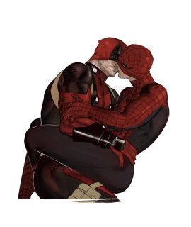 deadpool gay lkikai male male/male male_only marvel marvel_comics peter_parker spider-man spider-man_(series) wade_wilson