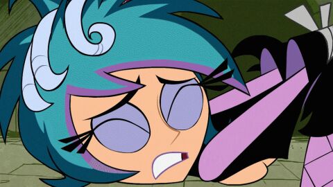 agent_xero animated breasts defeated doggy_style face_down_ass_up female lacey_shadows light-skinned_female light_skin male multicolored_hair partial_male protesting tagme the_modifyers tied_arms tits_out zone