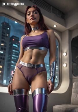 ai_assisted ai_generated cameltoe dc dc_comics panties pussy see-through starfire starfire_(comics) starfire_(teen_titans) tagme video