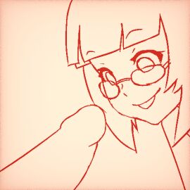 1boy 1girls animated blowjob female male manager_(eclaire_of_the_day) manyakis oral_sex