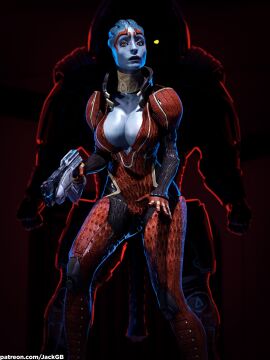 1boy 1girls 2024 3d 3d_(artwork) alien alien_girl alien_humanoid alien_male artist_name asari before_sex big_breasts big_male big_penis blue-skinned_female blue_body blue_eyes bodysuit breasts catsuit cleavage clothed clothed_female darkness daz3d daz_studio equine_penis female female_focus giant_penis heroine hourglass_figure huge_breasts huge_cock imminent_rape jackgb krogan large_breasts lips m-3_predator_(pistol) male mass_effect mass_effect_2 mature_female non-human non-human_only open_mouth patreon_url penis pistol questionable samara sci-fi shiny_skin silhouette size_difference skin_tight solo_focus standing straight suprised suprised_look tall_male tight_clothes tight_clothing voluptuous voluptuous_female weapon