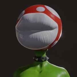 animated biped choker collar collarbone full_lips green_skin huge_lips juicy_lips long_tongue mario_(series) no_sound open_mouth piranha_plant piranha_plant_girl plant plant_girl shoulders spiked_collar spotted_head super_mario_bros. tagme tongue tongue_out uvula video wyerframez