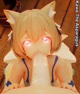 3d_model addiction animated audible_swallowing bottomless crotch_focus crunchyroll crusch_karsten cute demi_human entranced feline_humanoid felix_argyle fellatio fully_clothed futa_on_femboy futanari gynomorph heart-shaped_pupils huge_cock interspecies isekai_quartet mind_break musi_cassie polyamory pout re:zero_kara_hajimeru_isekai_seikatsu red_eyes saliva_trail sloppy_blowjob sound_edit sound_effects tagme trap video