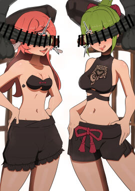 2girls :d alternate_breast_size balls big_cock big_penis black_penis breasts cant_see_the_haters censored clothed clothing color earrings female genshin_impact green_hair henzu-zu hi_res hidden_face highres hilichurls_(species) horn hoyoverse huge_balls huge_cock imminent_oral imminent_sex inazuma_girls interracial interracial_sex interspecies inviting_to_sex kuki_shinobu large_penis light-skinned_female light_skin lips liyue_girls male medium_breasts mihoyo monster oral_invitation penis penis_awe penis_on_face penis_out pink_hair pitch-black_skin qos qos_tattoo queen_of_spades queen_of_spades_symbol queen_of_spades_tattoo sex_slave skinny smegma smelly smelly_cock smug standing testicles thick_legs thick_thighs thighs veiny_balls veiny_penis yanfei_(genshin_impact)
