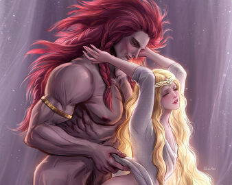 brother brothers develvdeva dress_lift elden_ring embrace female female_penetrated femboy from_behind gentle gentle_sex half_siblings happy_sex implied_sex incest incest_(lore) intimate lifting_dress lifting_skirt male male/female male_penetrating male_penetrating_female miquella no_visible_genitalia radahn sensual shadow_of_the_erdtree size_difference starscourge_radahn straight wholesome wholesome_sex