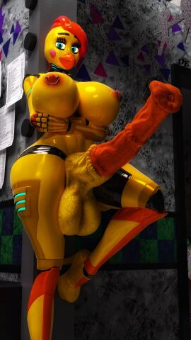 3d 9:16 animal_genitalia animal_penis animatronic anthro avian balls beak big_balls big_breasts big_penis bird blender_(artwork) blue_eyes breasts chicken crossed_arms dead_eye_(artist) digital_media_(artwork) equine_genitalia equine_penis erection five_nights_at_freddy's five_nights_at_freddy's_2 fti_crossgender futanari galliform gallus_(genus) genderswap genderswap_(fti) genitals glowing glowing_eyes hair hands_under_breasts hi_res horsecock huge_cock hyper hyper_genitalia hyper_penis intersex looking_at_viewer machine nipple_piercing nipples on_one_leg orange_beak orange_nipples orange_penis penis phasianid piercing red_hair robot robot_anthro rule_63 scottgames short_hair solo standing thick_thighs toy_chica_(fnaf) toy_chica_(psychojohn2) wide_hips yellow_balls yellow_body