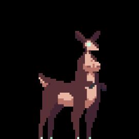 1:1 anal anal_vore animated anthro anthro_on_taur breasts deer deer_taur digestion digital_media duo facesitting female female/female graphite_(pthalo) lagomorph leporid low_res mammal mammal_taur pixel_animation pthalo rabbit short_playtime sitting_on_another stomach_bulge taur transparent_background vore vscroller walk_cycle