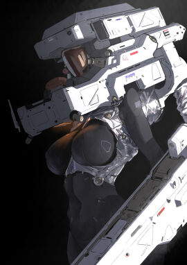 astronaut breasts female mechanical robot robot_girl robot_humanoid robotic trial_typekof