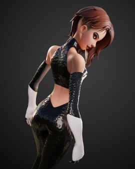 1girls 3d ass athletic athletic_female big_ass blonde_hair breasts brown_hair chest curvaceous curvy curvy_figure cute_face digital_media_(artwork) eyebrow_piercing female fit fit_female francis_brown ghost-spider gwen_stacy hero heroine hips hourglass_figure human large_breasts legs light-skinned_female light_skin marvel marvel_comics petite petite_body red_eyes shaved_side short_hair slim slim_waist spider-gwen spider-man:_across_the_spider-verse spider-man:_into_the_spider-verse spider-man_(series) superhero superheroine symbiote symbiote_suit thick thick_legs thick_thighs thighs waist wide_hips