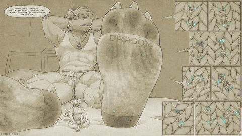 anthro feet foot_fetish insole macro male male_focus male_only micro musk no_humans