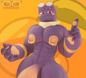 3d 4_fingers abs anxiboi biceps big_hands big_nipples big_pecs big_penis blender_(artwork) blender_eevee blush bracelet detailed_background digital_media_(artwork) door_knocker_nipple_piercing enderman eyebrow_piercing eyebrows eyewear facial_piercing fangs fingers freckled_chest freckles freckles_on_shoulders genitals goggles gold_(metal) half-closed_eyes henry_(yamwamm) hi_res humanoid jewelry kerchief looking_at_viewer male microsoft minecraft mojang muscular nails narrowed_eyes neckerchief nipple_piercing nipples orange_eyes orange_freckles orange_nipples orange_pawpads orange_penis pawpads pecs penis piercing pose raised_eyebrow small_waist smile smiling_at_viewer smirk smirking_at_viewer solo teeth thick_thighs watermark xbox_game_studios yellow_kerchief yellow_neckerchief