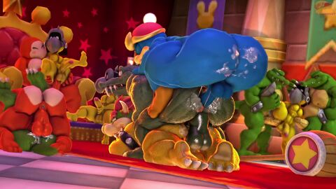 3_toes abs animated backsack balls big_butt bodily_fluids bowser chubby chubby_male cowgirl_position cum cum_in_ass cum_inside cum_on_butt cum_string cumshot doggy_style ejaculation feet gay genital_fluids hybrid k_rool king_dedede koopa koopa_troopa kremling kritter_(kremling) male male/male masturbation mating_press moonwulf moonwulf_(character) orgasm orgy penguin pubes sex slightly_chubby_male soles sound_effects source_filmmaker source_filmmaker_(artwork) sweat tagme threesome turtle video waddle_dee