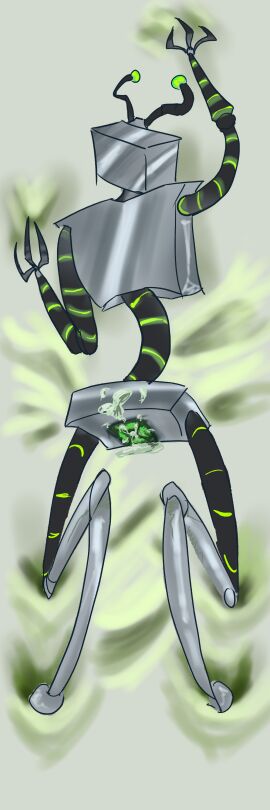 2d absurd_res after_sex ambiguous_gender ass bed bedding bodily_fluids cum cum_in_ass cum_inside furniture genital_fluids genitals hi_res humanoid lying machine metallic_body omegatronic on_front rear_view robot robot_humanoid solo team_fortress_2 tf2 thingno3126 what