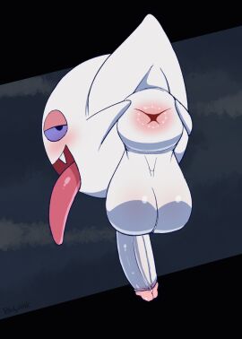 1boy animated anus ass balls bodyattk boo_(mario) boo_block donut_anus ghost ghost_tail half-closed_eyes hyper_anus male male_only mario_(series) non-human non-human_only penis puffy_anus shaking_ass shaking_butt solo super_mario_sunshine swinging_balls swinging_penis teasing_viewer testicles tongue tongue_out toony