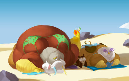 2015 5_fingers ambiguous_gender annoyed anthro anthrofied antlers avian beach beak belly beverage big_belly big_breasts bikini bird book breasts brown_body brown_feathers brown_fur chimera clothing container cup digital_media_(artwork) discord_(mlp) draconequus eyewear feathered_wings feathers female fingers food friendship_is_magic fruit fur genderswap genderswap_(mtf) gilda_(mlp) glasses grey_body grey_fur group gryphon hasbro hi_res holding_object horn huge_belly huge_breasts hyper hyper_belly hyper_breasts lying mellowhen morbidly_obese morbidly_obese_anthro morbidly_obese_female mtf_crossgender my_little_pony mythological_avian mythological_creature mythology obese obese_anthro obese_female on_back orange_(fruit) overweight overweight_anthro overweight_female owl pink_inner_ear plant red_eyes rock rule_63 sand seaside size_difference smile swimwear thick_arms towel trio white_body white_feathers white_fur white_hair wings yellow_beak yellow_sclera