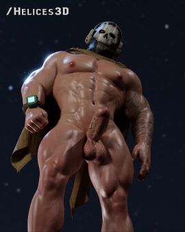 1boy balls call_of_duty call_of_duty_modern_warfare_2_(2022) completely_naked completely_nude foreskin fully_naked fully_nude ghost_(modern_warfare_2) helices3d human light-skinned_male light_skin male male_focus male_only mask mask_only masked masked_male muscular muscular_male naked naked_male navel nipples nude nude_male nudity penis simon_riley solo solo_focus solo_male tattoo uncircumcised uncut
