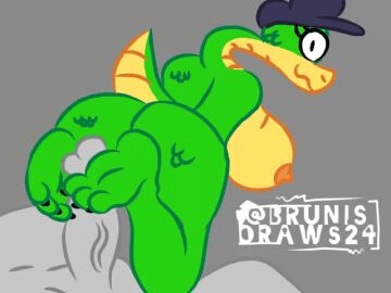 3_toes animated anon anthro ass balls barefoot big_ass big_breasts big_butt big_penis breasts brunisdraws claws clothing duo feet female foot_fetish foot_focus foot_play footjob genitals green_body green_skin grey_background grey_body grey_skin happy hat headgear headwear humanoid humanoid_feet humanoid_genitalia humanoid_penis legwear lucy_swallows male male/female nipples pelvis penis plantigrade pussy rear_view reptile scales scalie sex signature simple_background snake soles spread_legs spreading superiorfox tail thigh_highs toes vein yellow_body yellow_skin