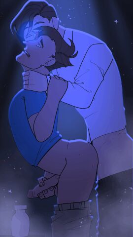 abstinence_camp anal anal_sex animated animation blue_eyes boy_jerry cum dubcon dubious_consent gay gif hatchetfield male paul_matthews starkid the_guy_who_didn't_like_musicals