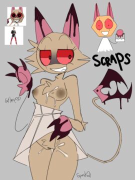 1girls cocaine cum cum_in_pussy dandy's_world drugs feline female female_focus furry pussy roblox scraps_(dandy's_world) spunik21 twisted_scraps_(dandy's_world)