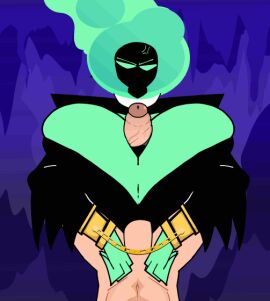 1boy 1girls angry animated anthro beat_banger big_penis black_clothing bodily_fluids breast_expansion breast_growth breast_growth_(enlargement) breast_play breasts bursting_breasts bursting_clothes clothing cross-popping_vein cuff_(restraint) cum cum_on_breasts cum_on_face enormous_breasts female female_on_human first_person_view genital_fluids genitals gigantic_breasts green_body green_eyes green_skin handcuffs huge_penis human human_on_humanoid human_pov humanoid inkyproductions interspecies jiggling_breasts lich_queen_(inkyproduction) light-skinned_male looking_at_viewer male male/female male_on_humanoid male_pov mammal metal_cuffs orgasm paizuri penile penis pov restraints shackles straight titfuck_under_clothes titjob torn_clothing unknown_species wardrobe_malfunction