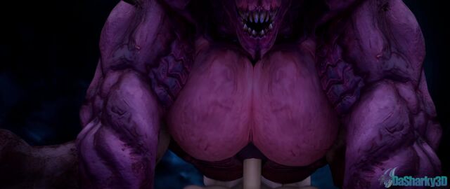2025 3d_(artwork) animated baron_of_hell blender_(artwork) breasts conditional_dnp dasharky3d demon digital_media_(artwork) doom_(series) duo female genitals hell hi_res human humanoid id_software male male/female mammal microsoft monster penetration short_playtime sound tagme teeth vaginal_penetration video vulva