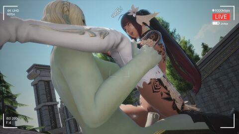 1futa 3d au_ra dark-skinned_female evisaii female ffxiv final_fantasy_xiv futa_on_female futanari gpose_(ffxiv) healslut oc riding roegadyn roegadyn_futa size_difference vaginal_penetration warrior_of_light_(ff14)