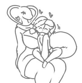 alex_(horniicat) anthro cat_ears cat_tail hailey_(horniicat) horniicat hyper_penis male penis