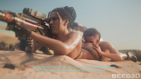 2girls 3d afro-native anilingus ass ass_grab beeg3d belt boots boots_only breasts brown_skin cd_projekt_red cyberpunk_2077 dark-skinned_female dark_skin eating_ass female female_only hair_bun interracial lesbian_sex light-skinned_female light_skin nude nude_female panam_palmer rimjob rimming sand straps sweat sweaty_body topless topless_female v_(cyberpunk_2077) valerie_(cyberpunk_2077) yuri