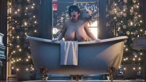 2026 3d animated bathroom bathtub bathtub_sex big_breasts black_hair bonkdoge_3d bonkge bouncing_breasts building canine christmas_tree city_background dead_or_alive doggy_style domestic_dog female_human/male_feral feral_on_female feral_penetrating feral_penetrating_female feral_penetrating_human fireworks from_behind from_behind_position huge_breasts human_on_feral indoors interspecies koei_tecmo light-skinned_female light_skin male_feral/female_human moaning moaning_in_pleasure naked new_year night no_ai nude nyotengu patreon_link penetration pixiv_link plap_(sound) sex skyscraper sound sound_effects subscribestar_link tagme team_ninja twitter_link video video_game_character video_games zoophilia