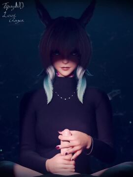 cum final_fantasy_xiv handjob lewdgazer miqo'te ruined_orgasm tagme tipsynd video y#039;shtola