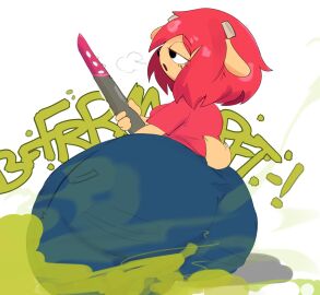 1girls ass big_ass big_butt black_eyes black_nose fart fart_cloud fart_fetish farting farting_at_viewer fat_ass female furry furry_female guitar huge_ass japan_studio jeans lamb lammy_lamb novacartridge_(artist) onomatopoeia parappa_the_rapper red_hair red_shirt short_horns sony sony_corporation sony_interactive_entertainment tan_fur um_jammer_lammy