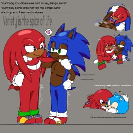 ^3^<3 bad_anatomy blue_fur blush blush_lines bodily_fluids bromance classic_knuckles classic_sonic cuddling cunnilingus cuntboy cuntboy/cuntboy cuntboy_on_cuntboy cuntboy_only dark-skinned_male dark_skin duo_focus gay genitals green_eyes gritted_teeth happy_sex holding_object intersex knuckles_the_echidna knucklesslut long_tail looking_at_another male male/male male_only nipples purple_eyes pussy race_swap scars shaded size_difference sonic_(series) sonic_generations sonic_the_hedgehog sonic_the_hedgehog_(series) sonknux tail vagina vaginal_fluids vibrator watermark x-ray yaoi