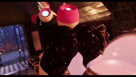 1futa 1girls penetration reverse_cowgirl_position robot sound tagme tempo_(project_turboblast) unknown_artist video vrchat