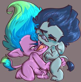 1boy 1cuntboy 20th_century_fox 20th_century_studios anal anal_fingering bodily_fluids branch_(trolls) creek_(trolls) cum cuntboy cuntboy/male dreamworks duo erection finger_fuck fingering futanari gay genital_fluids gummycummy hi_res humanoid intersex intersex/male male pussy troll_(mythology) trolls vaginal vaginal_fluids vaginal_penetration yaoi