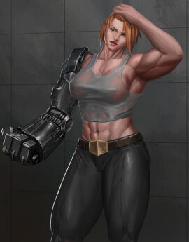 1girls abs adeptus_astartes advisorium ass big_breasts bigger_female breasts breasts_visible_through_clothing cybernetic_arm cybernetic_limb cybernetics female female_only female_space_marine imperium_of_man muscle_mommy muscles muscular muscular_female nipples_visible_through_clothing rule_63 solo solo_female space_marine taller_female thick thick_ass thick_legs thick_thighs warhammer_(franchise) warhammer_40k