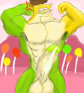 1boy abs anthro anthro_focus anthro_only anthro_solo crocodile crocodilian crocodylid cum cum_string cumming cumshot ejaculating_cum ejaculation erect_penis erection glans glitch_productions gummigoo_(the_amazing_digital_circus) gummy_(food) gummy_creature hat headgear headwear humanoid humanoid_genitalia living_candy living_food male male_anthro male_focus male_only muscles muscular muscular_anthro muscular_male ninjagreen99 orgasm pecs pectorals penile penis penis_out reptile reptile_humanoid scalie solo solo_anthro solo_focus solo_in_panel solo_male spikes steam steaming_body sweatdrop sweaty_body the_amazing_digital_circus