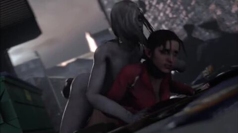 10_seconds 1futa 1girls 3d alley ambiguous_penetration ambulance animated bangs breathing_heavily brown_hair claws clouds dominant_futa dumpster female futa_on_female futanari green_eyes grey_hair grey_skin intersex left_4_dead_(series) moaning neck_grab nude_futa open_mouth pants_pull partially_nude pinned ponytail prone_bone red_jacket rifle rottingsfm self_upload shoes short_video shorter_than_10_seconds sky sound sound_edit sound_effects source_filmmaker submissive_female tagme teeth thick_thighs thighs trash trash_bag unzipped video weapon witch_(left_4_dead) yellow_eyes zoey_(left_4_dead)