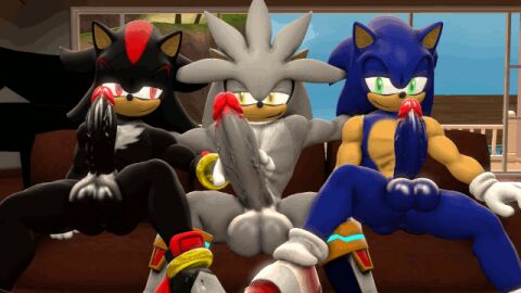 3boys 3d animated at balls black blowjob blue boys cock couch cum front fur gay group huge jerking jerkingoff long looking male masturbation mtymac mutual off penis penises room sega shadow_the_hedgehog silver_the_hedgehog sonic_(series) sonic_the_hedgehog sonic_the_hedgehog_(series) together view viewer white_background