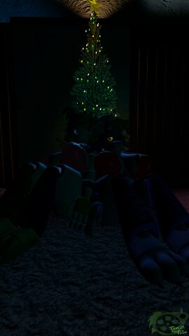 3d anthro big_breasts bra breasts chicken chicken_girl christmas christmas_2024 christmas_tree female five_nights_at_freddy's five_nights_at_freddy's:_security_breach furry gift_bow glamrock_chica_(fnaf) night person_as_gift png robot robot_girl roxanne_wolf_(fnaf) sex_toy source_filmmaker tezcatl tezcatl-ayauhtli voluptuous voluptuous_female wolf wolf_girl