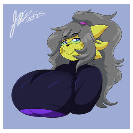 artjwink big_breasts breasts cleavage female furry huge_breasts jwinkz tagme