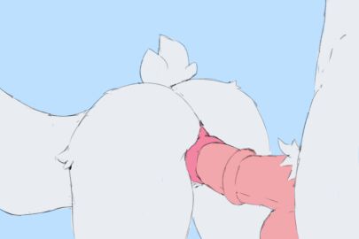 animated anthro duo female furry genitals horsecock joelanimation male male/female penetration penis sex