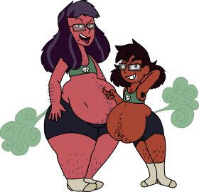 2020 2020s after_transformation aged_up alpha_channel armpit armpit_hair beckoning beckoning_viewer belly_hair brown_hair bulge connie_maheswaran dark-skinned_female digital_drawing_(artwork) digital_media_(artwork) drool drooling english_description fart farting fuze-tf glasses gray_hair green_shirt grey_highlights gut hairy_armpit hairy_armpits hairy_belly hairy_legs height_difference jaythebrainmann leg_hair long_hair looking_at_viewer male messy_hair mole_(marking) mole_under_mouth open_mouth possession priyanka_maheswaran simple_background slobification steven_universe story_in_description tongue_out transparent_background transparent_png weight_gain what