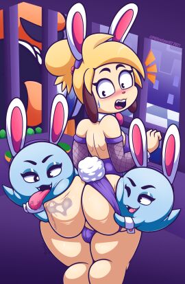 ass boo_(mario) femboy lahla licking licking_ass male mario_(series) niko_(pkfirefawx) nintendo paper_mario peeka pkfirefawx super_mario_bros. tagme thick_ass thick_thighs