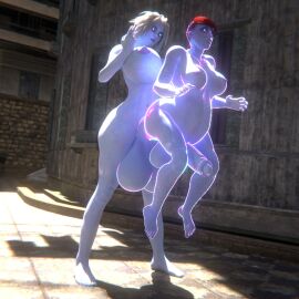 2futas 3d ass_expansion awoken balls balls_expansion balls_growth balls_growth_(enlargement) big_breasts big_penis blue_skin breast_expansion breast_growth breast_growth_(enlargement) breasts bungie destiny_(game) futa_on_futa futa_only futanari genital_expansion genital_growth genital_growth_(enlargement) huge_cock intersex magic mara_sov penis penis_expansion penis_growth penis_growth_(enlargement) petra_venj qzk_forte sex thick_thighs white_hair wide_hips