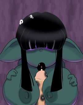 black_lipstick boob_focus boobjob breast_focus breasts cock_between_breast cock_worship faetomi female goblin goblin_female goth goth_girl grabbing_own_breast kiss_mark kissing_penis kissjob lipstick lipstick_mark lipstick_on_penis male paizuri penis possession pressing_breasts_together shortstack squishing_breasts tit_focus titjob