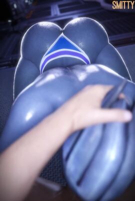 3d_(artwork) 3d_animation alien animated asari ass ass_up balls bioware blue_body digital_media_(artwork) duo electronic_arts female first_person_view genitals hand_on_head hi_res human humanoid interspecies liara_t'soni male male/female mammal mass_effect moan oral penis pseudo_hair short_playtime smitty34 sound tagme tentacle tentacle_hair video xenophilia