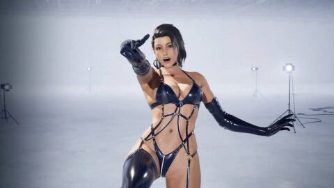 azucena_milagros_ortiz_castillo big_breasts breasts dark-skinned_female female huge_breasts latina namco peruvian_female solo_female solo_focus tekken tekken_8