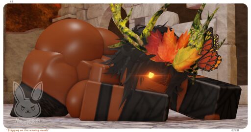 1girls 3d 3d_(artwork) breasts butterfly female female_focus female_only forsaken_(roblox) gloves glowing_eyes huge_ass huge_breasts jack-o_pose moonyrr34 naked nude nude_female roblox roblox_game robloxian wanwood_(forsaken)